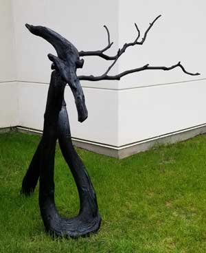 Untitled, wood sculpture